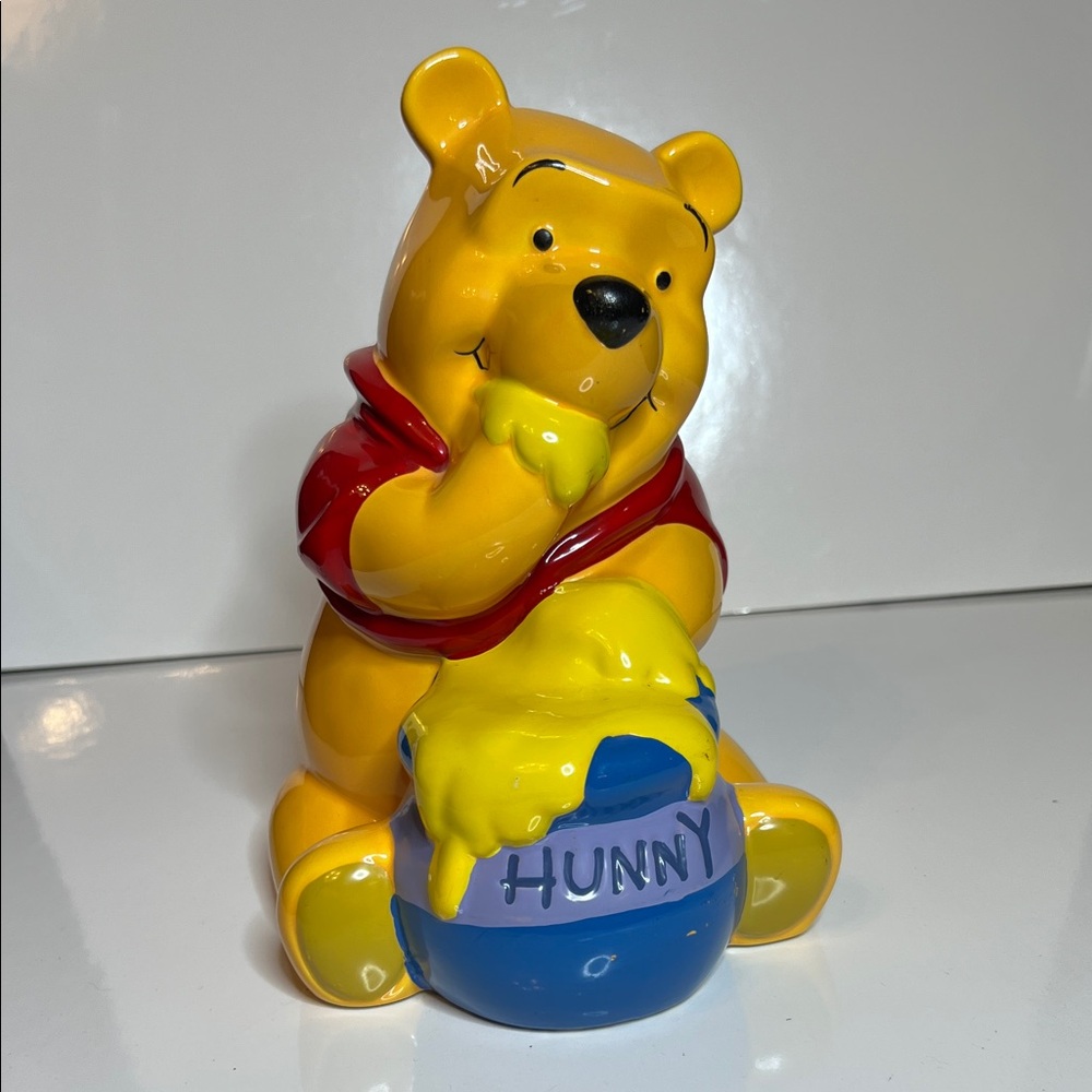 Disney Winnie the Pooh piggy bank ceramic